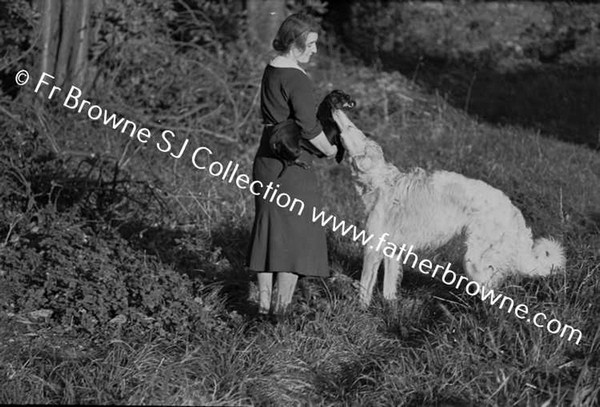 ESTHER MURPHY WITH DOGS